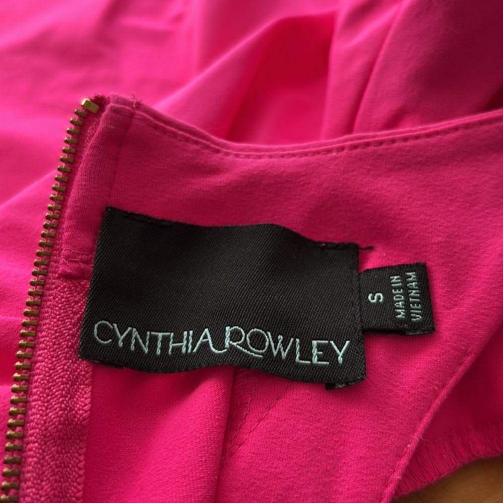 CYNTHIA ROWLEY Hot Pink Dress - Small - Picture 6 of 7